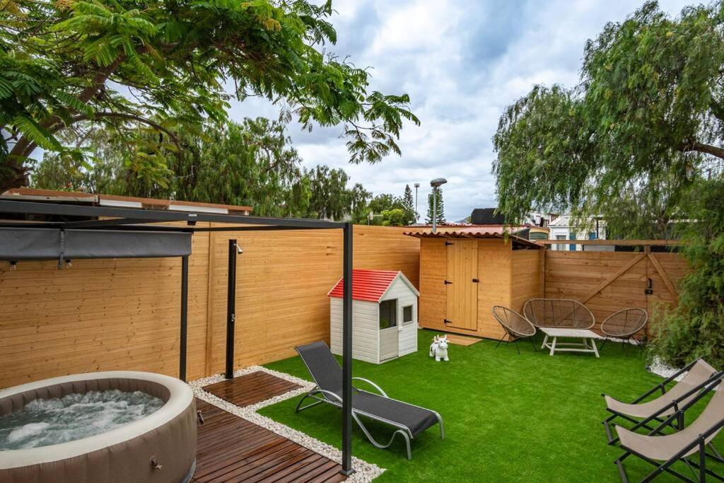 Private Paradise On Cozy Campsite, Jacuzzi, Netflix Las Galletas Exterior foto
